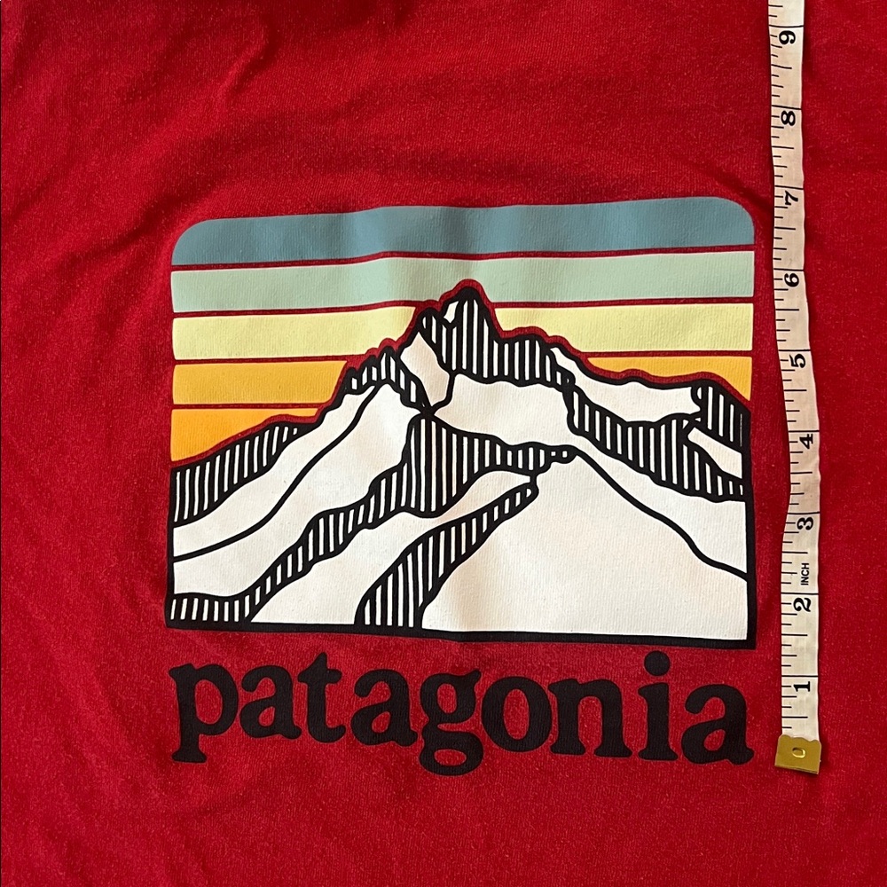 Patagonia Men's Classic Single Pocket Red Short Sleeve Tee,‎ Medium - Picture 8 of 8